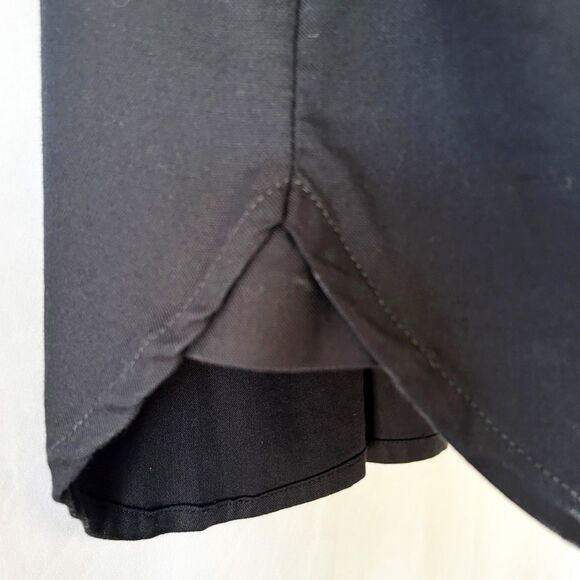 NWOT PrAna Yarrow Organic Cotton Hemp Blend Shirt Dress (XL) in Black - Picture 7 of 16